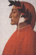 Sandro Botticelli Portrait of Dante Alighieri (mk36) oil painting